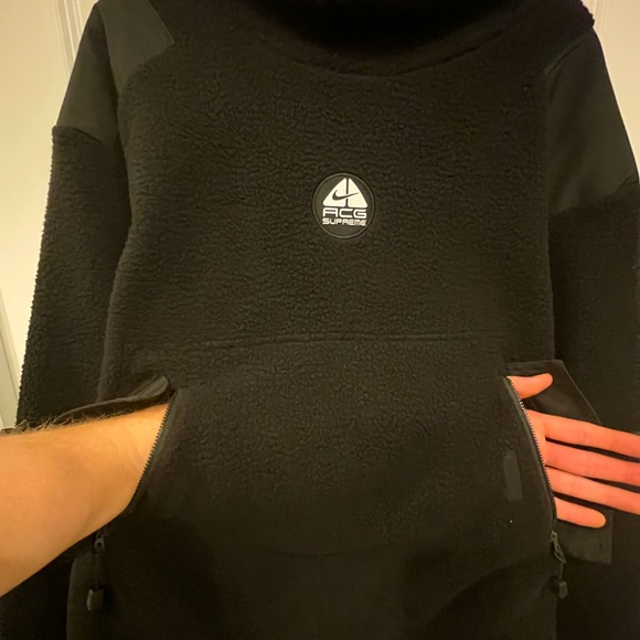 NIKE ACG x SUPREME Therma Fit Fleece Pullover Hoody SIZE L - New! - Picture 8 of 15